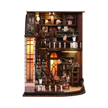 Miniatuur bouwpakket Bacchus Bookstore – vooraanzicht