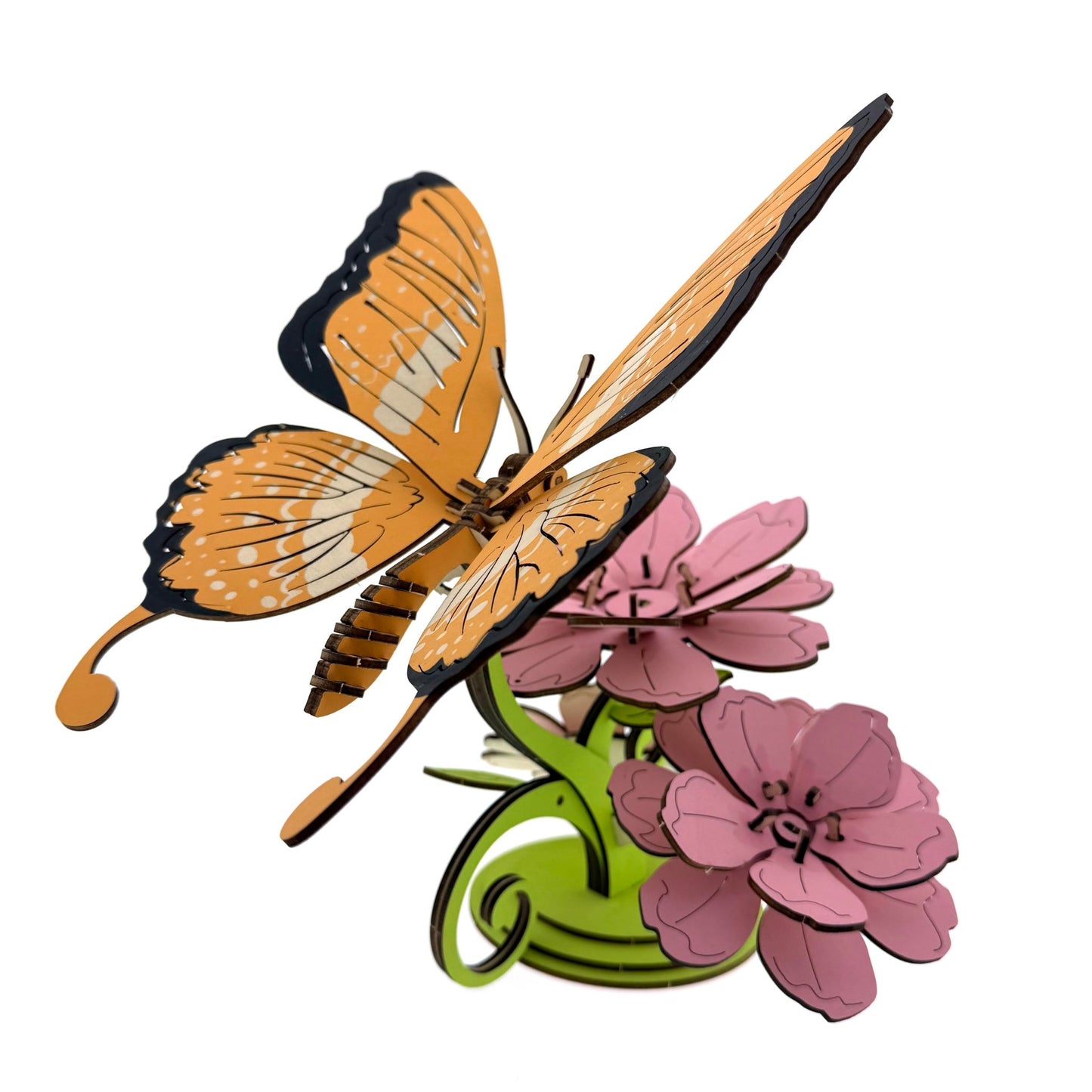 Vlinder met bloem - Assemblr