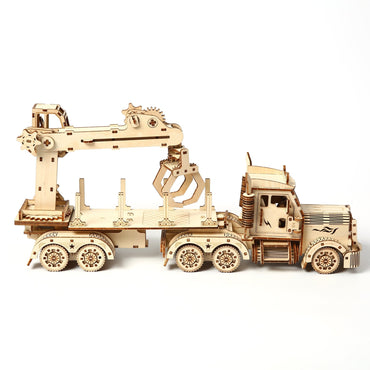 Vrachtwagen met kraan - Assemblr