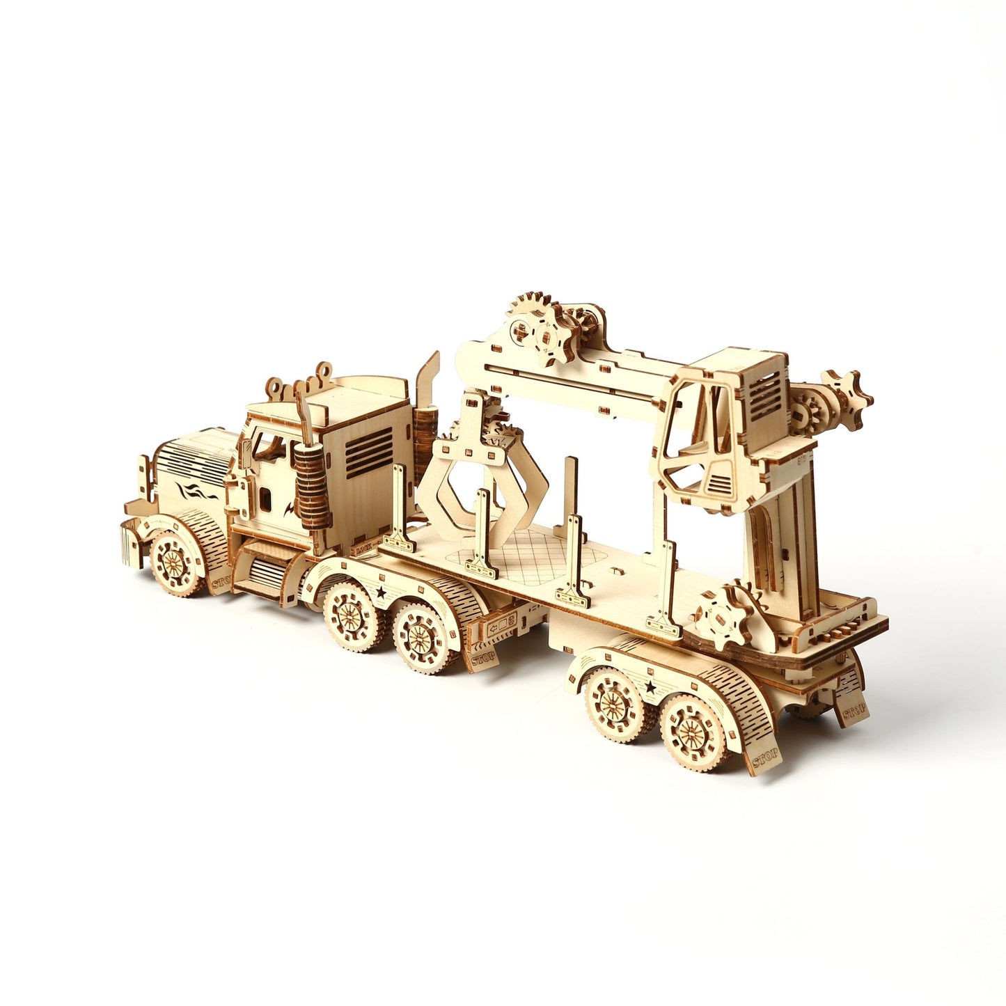 Vrachtwagen met kraan - Assemblr