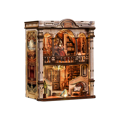 Booknook Dream Opera House – schuin rechts