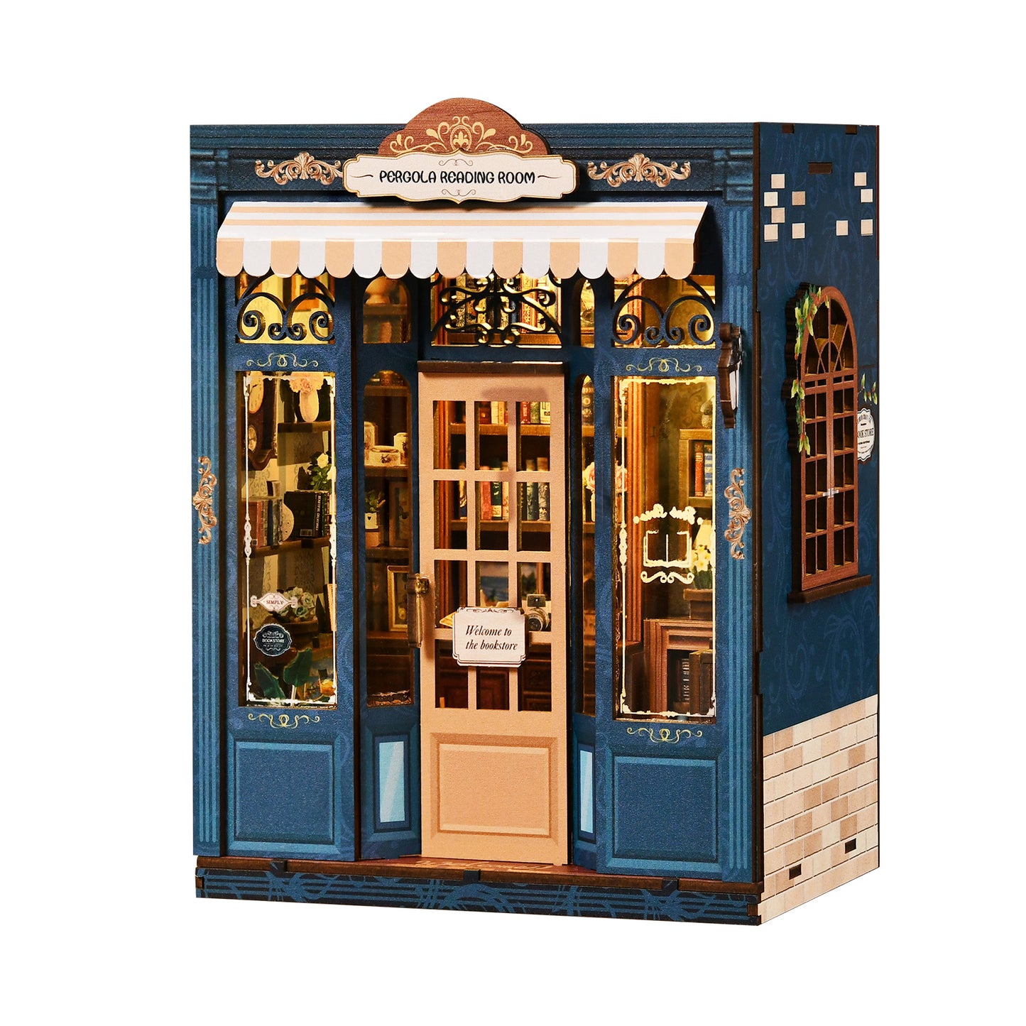 Booknook Pergola Reading Room – schuin rechts