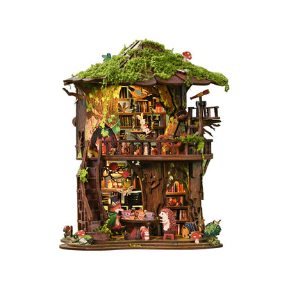 Miniatuur bouwpakket Forest Tea Book Club – vooraanzicht