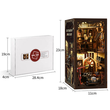 Craftsmanship Repair Shop booknook - afmetingen en verpakking