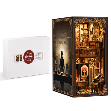 Dark Box Mystery Case booknook - afmetingen en verpakking
