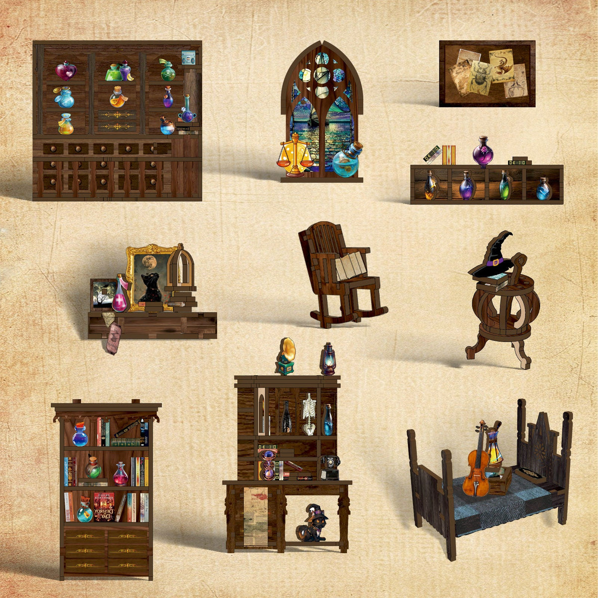Booknook Magic Potion House - Assemblr