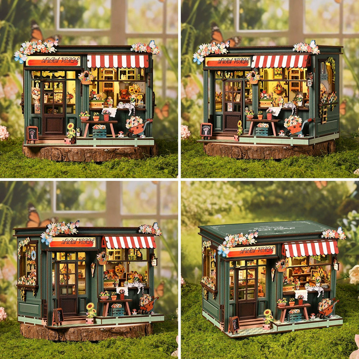Miniatuur bouwpakket Aura Verde Bloemenwinkel - Assemblr