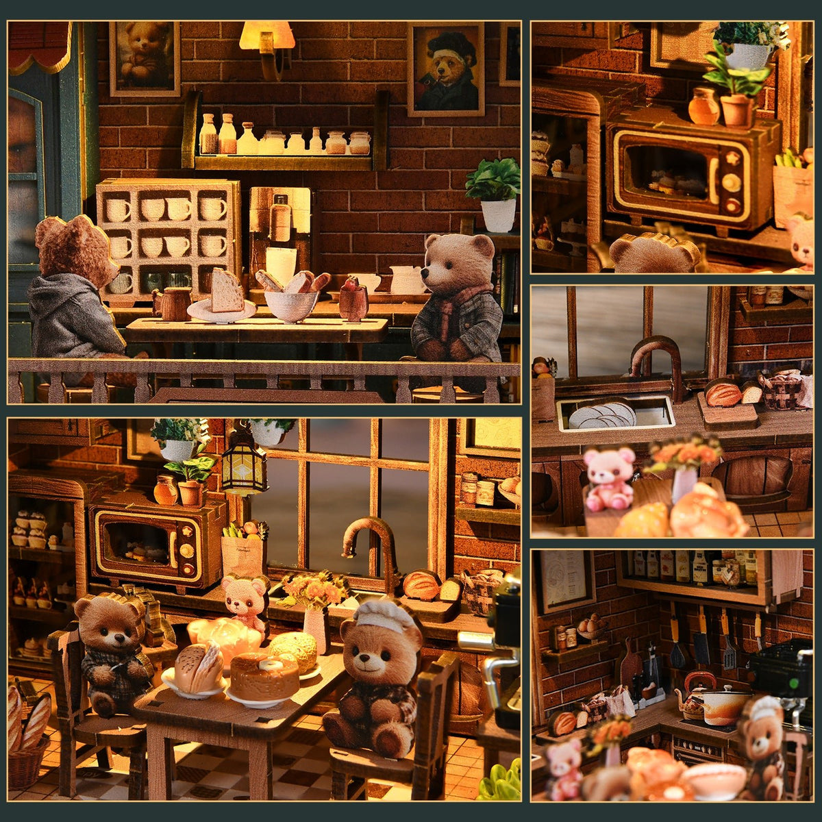 Miniatuur bouwpakket Berenrestaurant - Assemblr