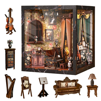 Miniatuur bouwpakket Europese Muziekkamer - Assemblr