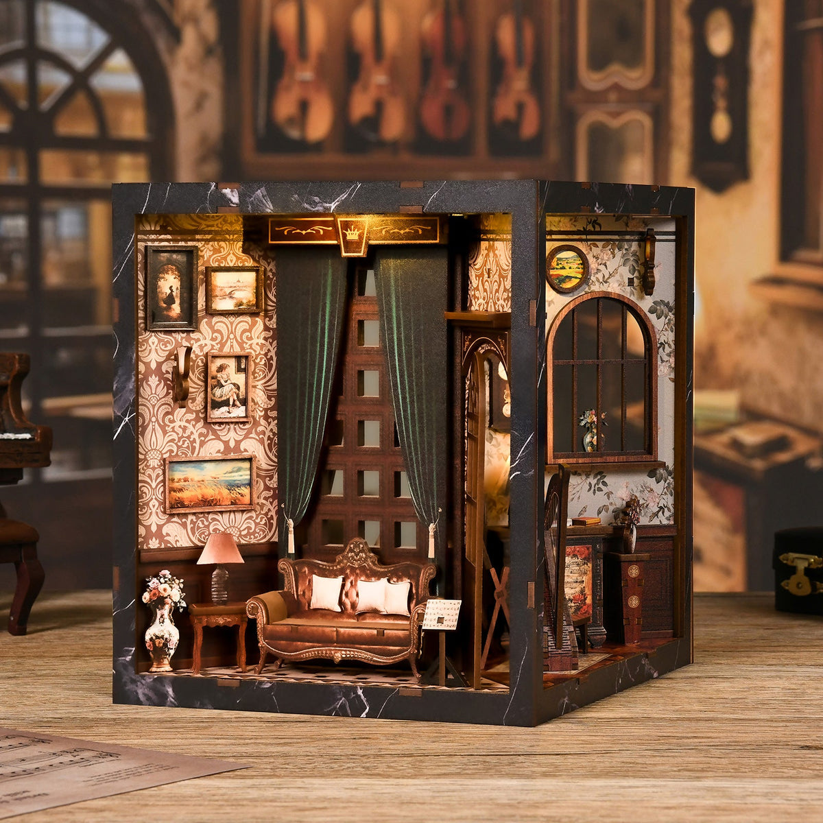 Miniatuur bouwpakket Europese Muziekkamer - Assemblr