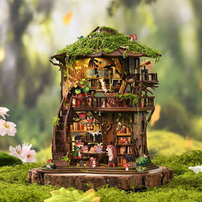 Miniatuur bouwpakket Forest Tea Book Club - Assemblr