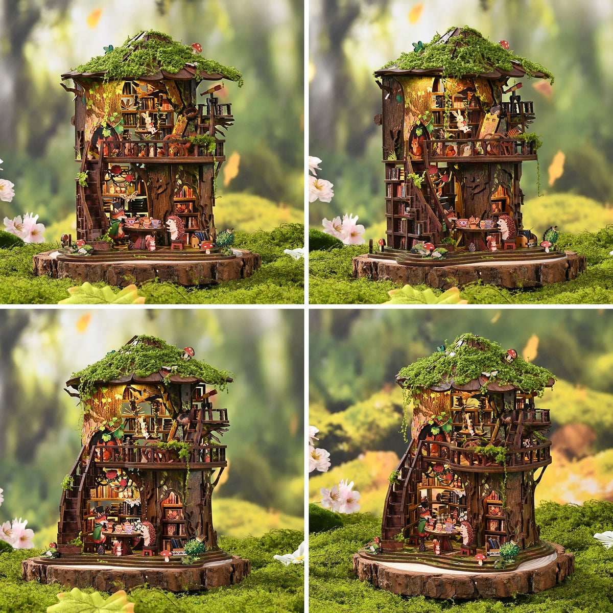 Miniatuur bouwpakket Forest Tea Book Club - Assemblr