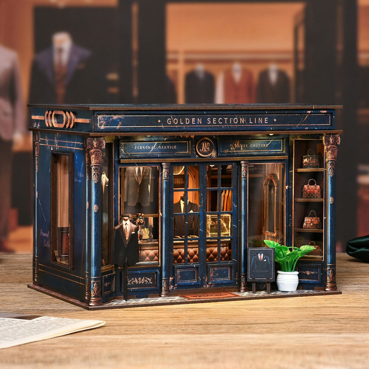 Miniatuur bouwpakket Golden Section Line - Assemblr