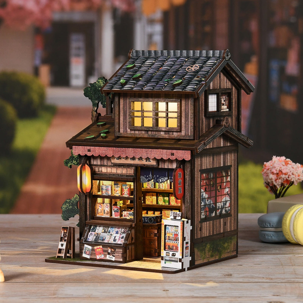 Miniatuur bouwpakket Kasuga Grocery Store - Assemblr