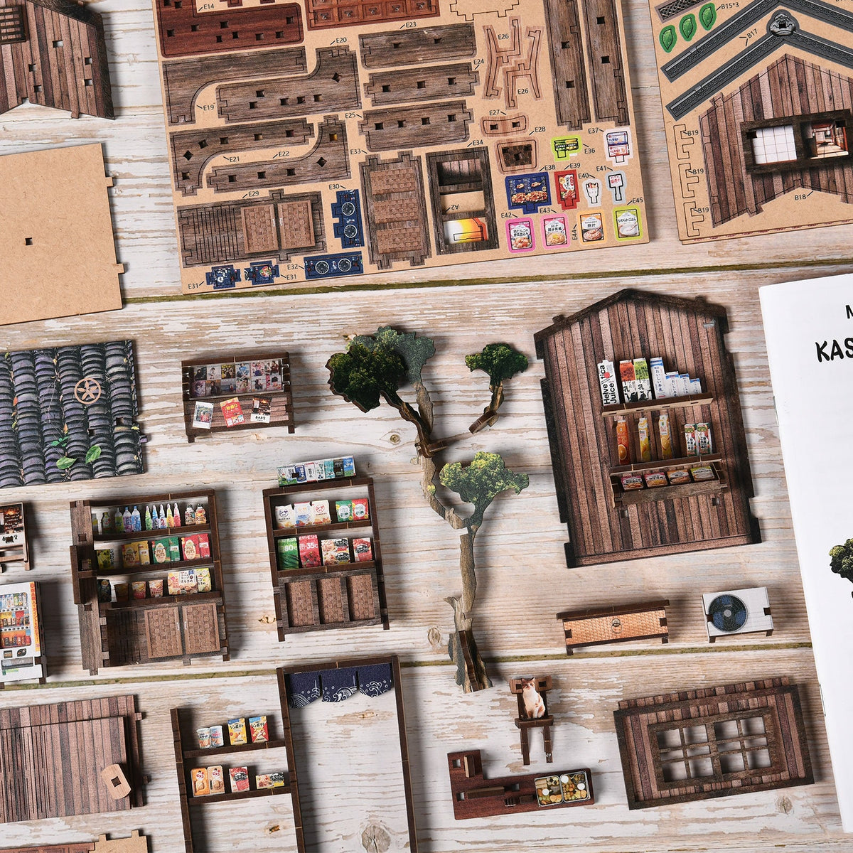 Miniatuur bouwpakket Kasuga Grocery Store - Assemblr