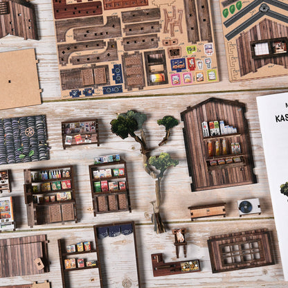 Miniatuur bouwpakket Kasuga Grocery Store - Assemblr