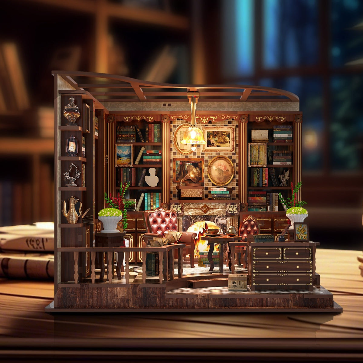 Miniatuur bouwpakket Left Bank Study - Assemblr