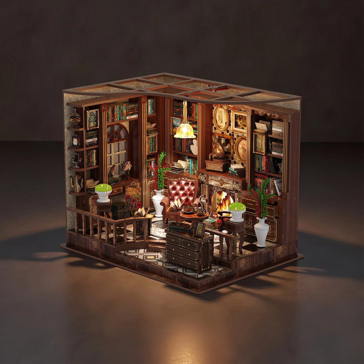 Miniatuur bouwpakket Left Bank Study - Assemblr