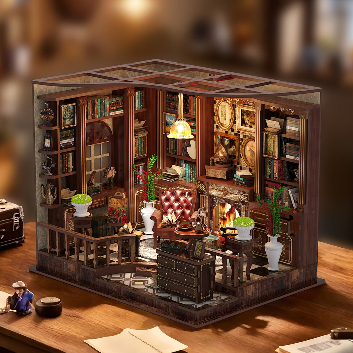 Miniatuur bouwpakket Left Bank Study - Assemblr