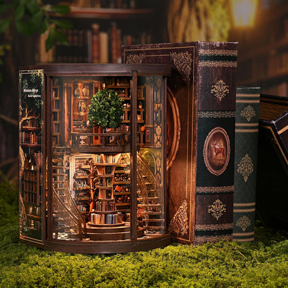 Miniatuur bouwpakket Wisdom Rings Library - Assemblr