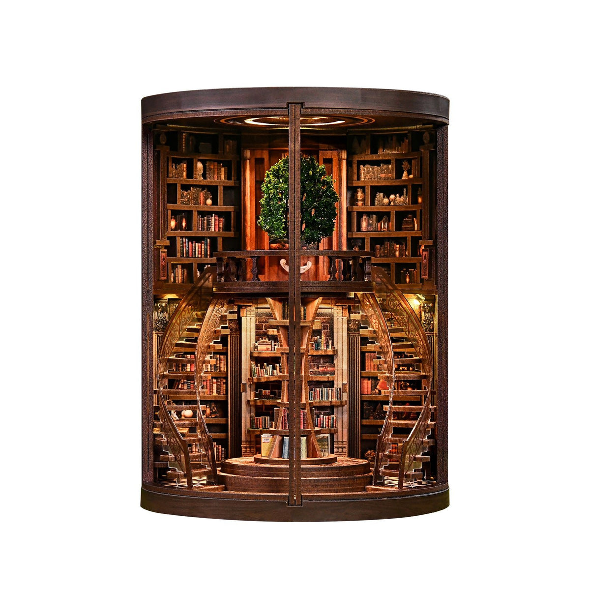 Miniatuur bouwpakket Wisdom Rings Library - Assemblr
