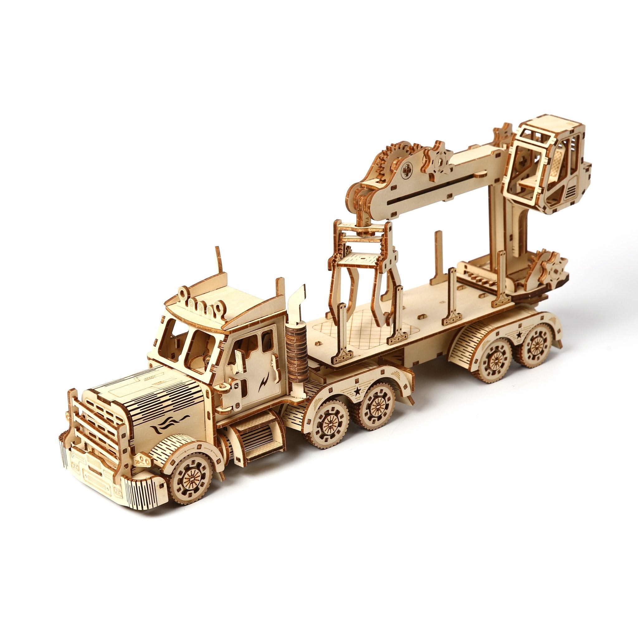 Vrachtwagen met kraan - Assemblr